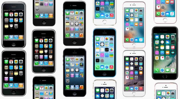 Heutzutage würde bei einem Original-iPhone der Platz nicht einmal mehr für die Standard-Apps reichen. (Bild: Apple)